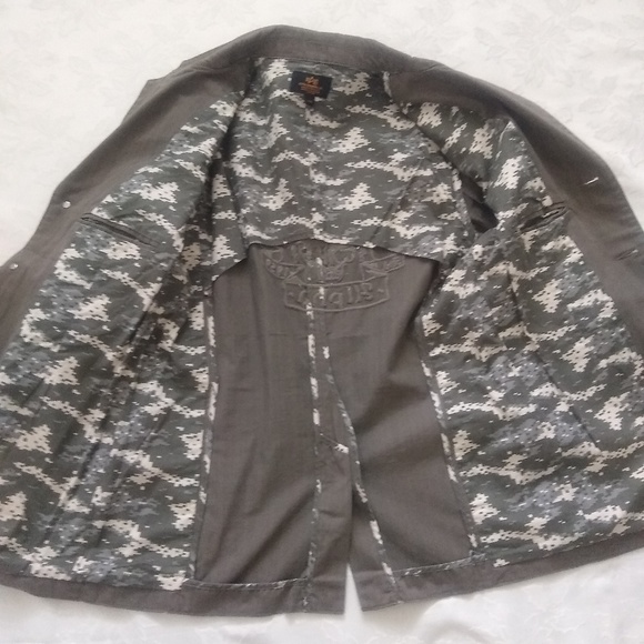 Alpha Industries Army utility field embroidered jacket blazer - Picture 6 of 8